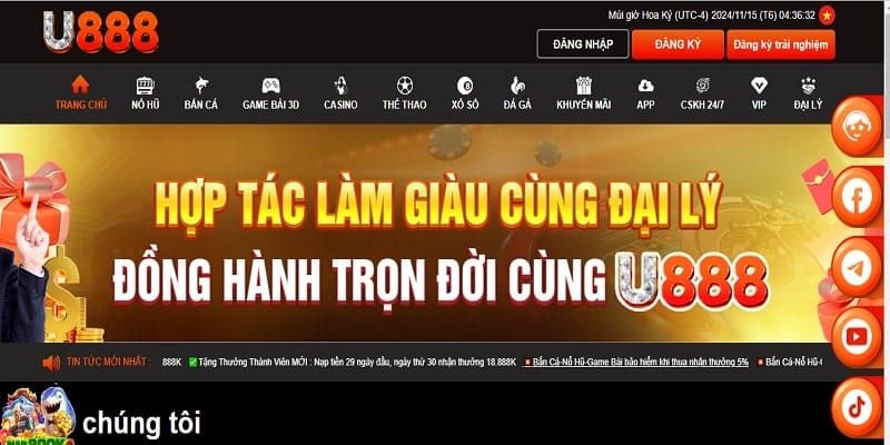 Hướng dẫn đăng ký nhanh tài khoản cược tại U888